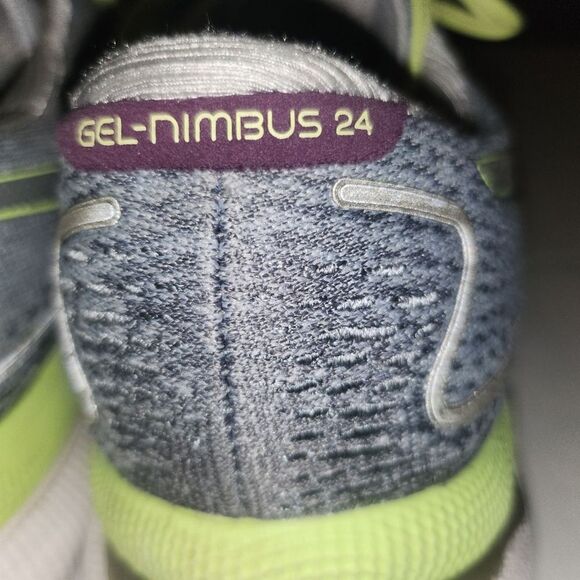 Asics Women's Gel Nimbus 24 Running Walking Shoes Size 11.5 - Picture 8 of 13